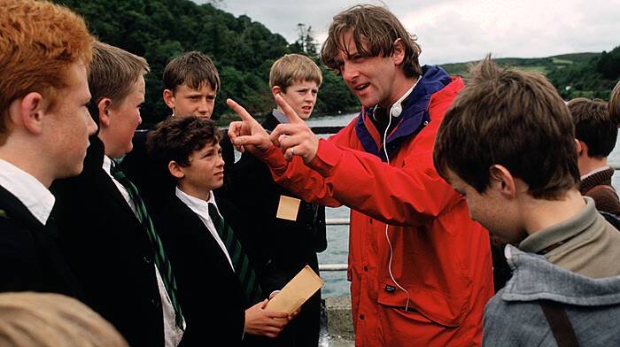 More than 200 people turned up in Union Hall for a special screening of War of the Buttons, to mark its 30th anniversary, on Saturday October 5th. Producer David Puttnam attended and shared his special memories of the production. It was directed by John Roberts (pictured above during filming).