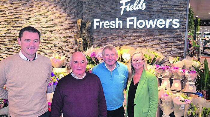 Christy Dempsey with John and Ruth Field and Adam Walsh. (Photo: Anne Minihane)