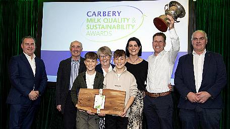 Forde family celebrates Milk Quality award win Image