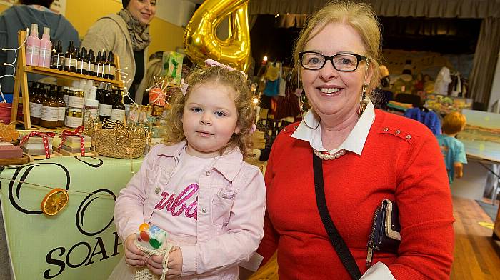 Pippa Walley and her grandmother Nora Walley from Kinsale at the Ballinspittle Winter Fair this weekend. (Photo: John Allen)