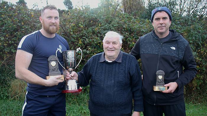 ROAD BOWLING: Tommy O’Sullivan, Denis O’Sullivan and Wayne Parkes moving to senior for 2025 Image