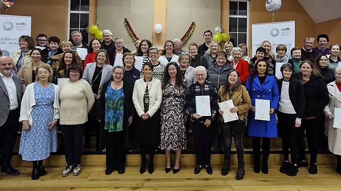 Congratulations to the learners from Cork College of FET, Dunmanway who all achieved QQI certification in a variety of categories. Each learner was presented with a certificate by Cllr Deirdre Kelly, who was deputising for the county mayor.