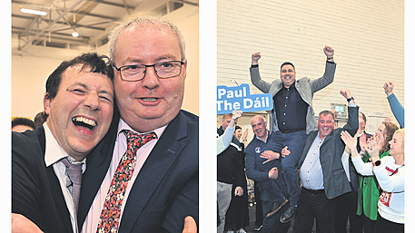 Same two parties, but one new TD, after six counts Image