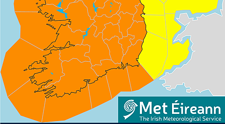 Storm Darragh upgraded to a status orange weather warning for West Cork Image