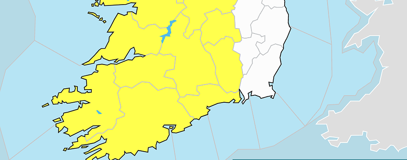 Yellow Weather Warning Issued For West Cork Image