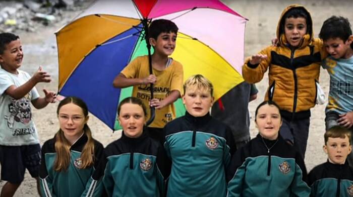 WATCH: Clonakilty pupil's special act of kindness for children of Gaza Image