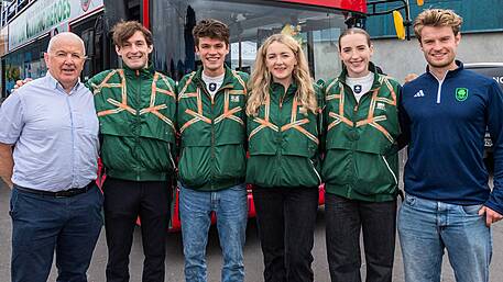 Rowing supremo Dominic Casey is honoured at UCC Image