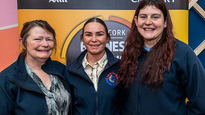 Julie O'Neill, Annie O'Neill and Kate Sheehan of Lios Lara Riding Stables. (Photo: Andy Gibson)