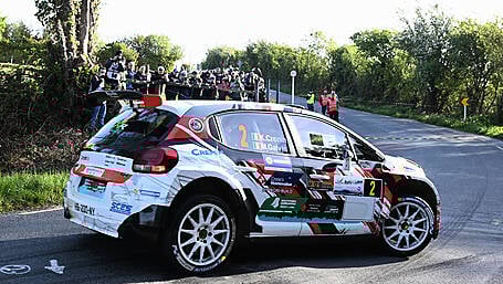 Keith Cronin crashes out as wait goes on for his first Rally of the Lakes victory Image