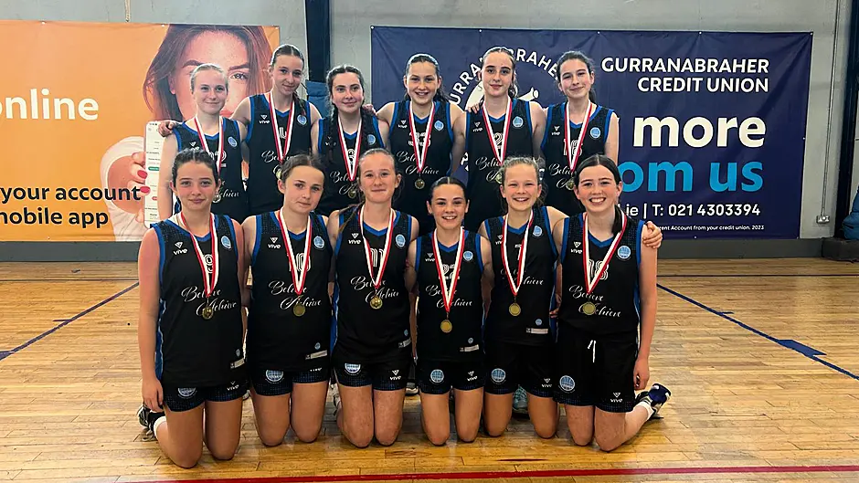 Brilliant Bantry Basketball Club girls’ U14A team completes terrific treble Image