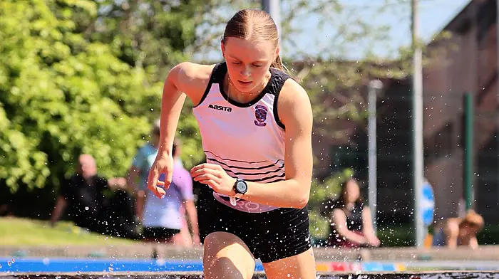 Caoimhe Flannery and Sam Kingston in record-breaking form at South Munster Schools’ Track and Field Championships Image