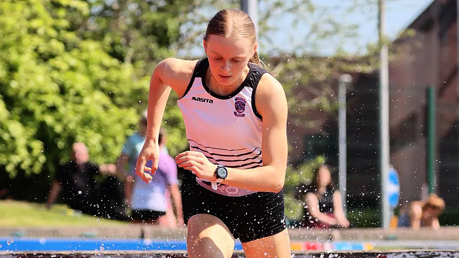Caoimhe Flannery and Sam Kingston in record-breaking form at South Munster Schools’ Track and Field Championships Image