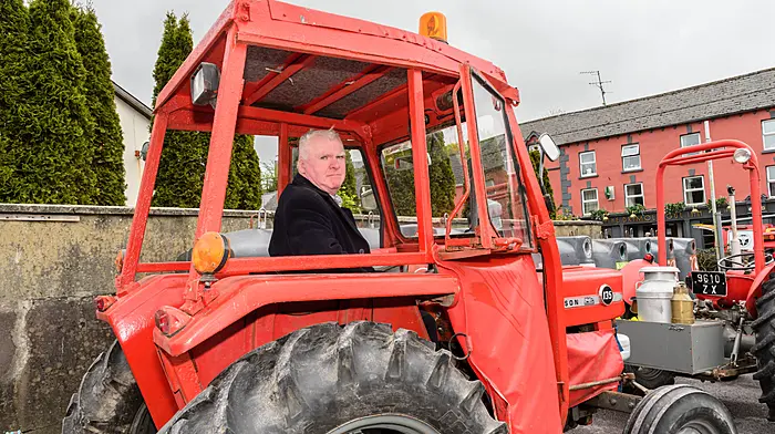 Patrick O'Sullivan (Kealkill), took part driving his Massey Ferguson 135 at the Drimoleague tractor, truck and car run. The run was held in aid of West Cork Rapid Response and Bantry Hospice. (Photo: David Patterson)