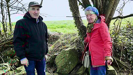 Strange stone uncovered on Inchydoney beach Image