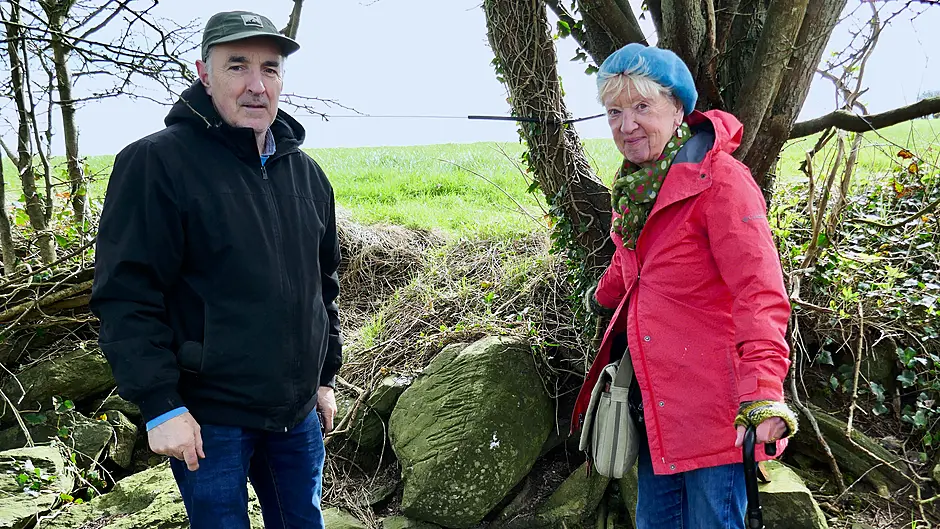 Strange stone uncovered on Inchydoney beach Image