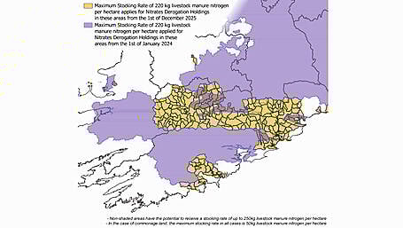 New nitrates map a ‘serious blow’ for West Cork farmers Image