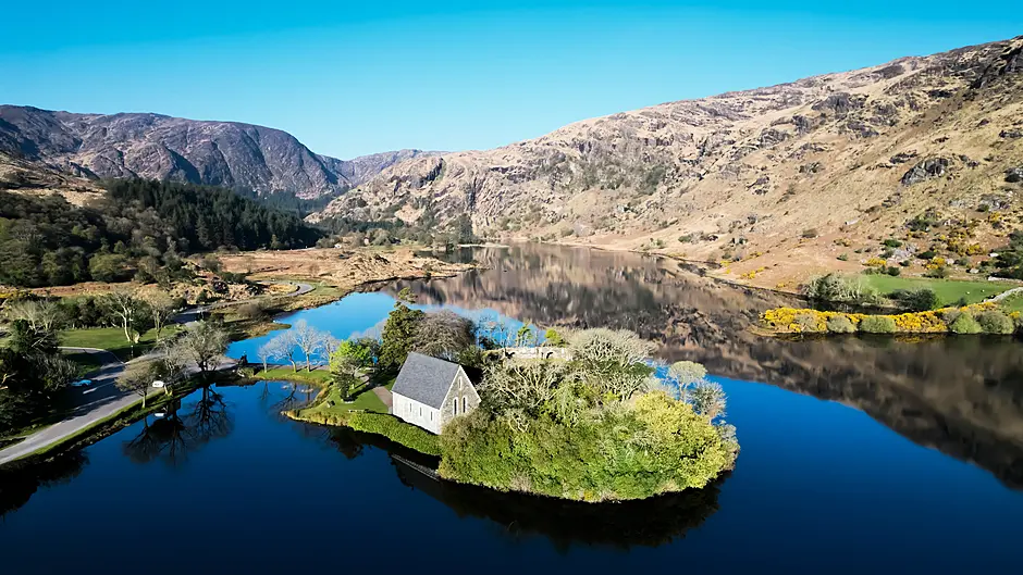 Billy rides shotgun to Gougane Barra! Image