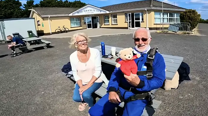 Ready, Teddy, Go! Liam’s (final) jump for charity Image