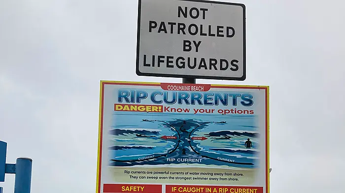 Swim ban at dangerous Coolmain beach Image