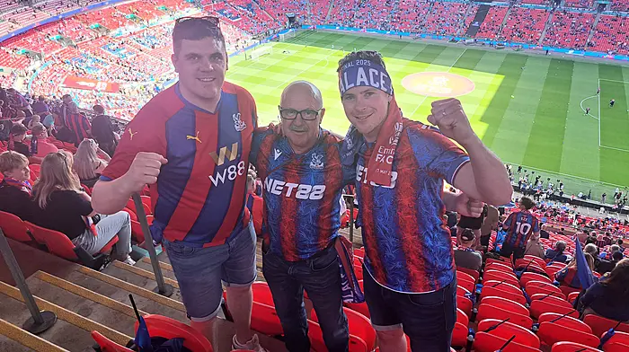 ‘The whole of Bandon town knows dad is a Crystal Palace fan!’ Image