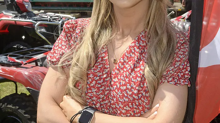 Above: Tammy Daly, Enniskea at the Bandon show.(Photo: Denis Boyle)