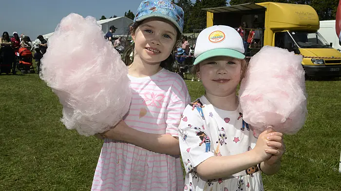 Pictured at the agricultural show at Bandon was Ann and Sophie Kingston. Picture Denis Boyle