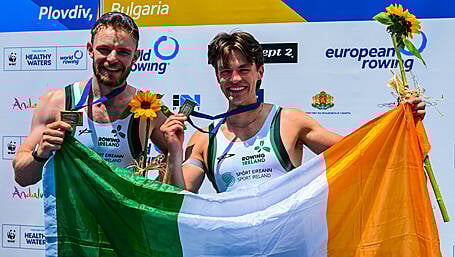 'I’m excited for what’s to come,' beams Fintan McCarthy after bronze medal at European Rowing Championships Image