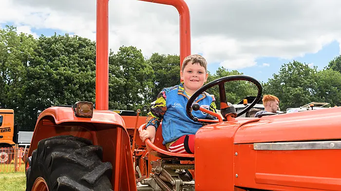 Tommy O'Rourke, Timoleague, at the Innishannon Steam & Vintage Rally. (Photo: David Patterson)