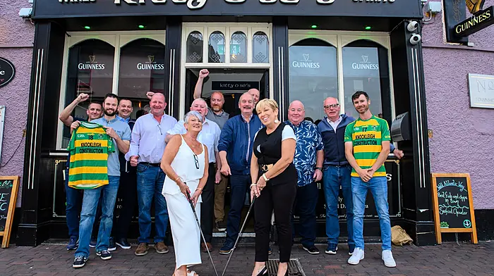 The Ballymartle golf classic, sponsored by Kitty O’Sé’s, was launched last Friday. The classic will be played at Farrangalway, Kinsale on June 13th. (Photo: John Allen)