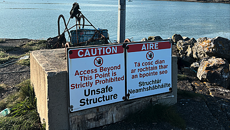 Funds sought to start restoration of old Keelbeg Pier Image