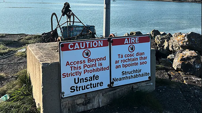 Funds sought to start restoration of old Keelbeg Pier Image