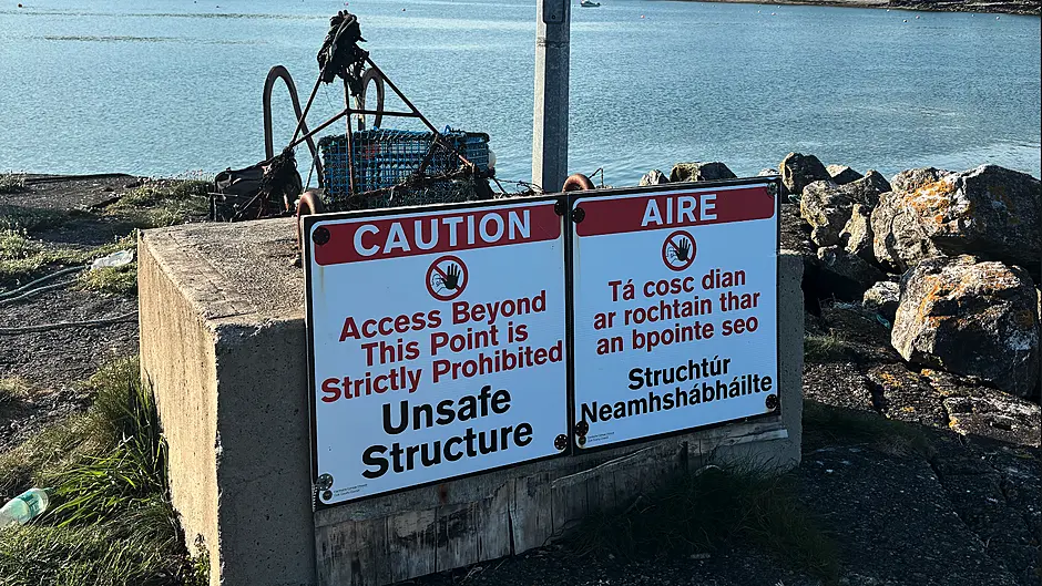 Funds sought to start restoration of old Keelbeg Pier Image