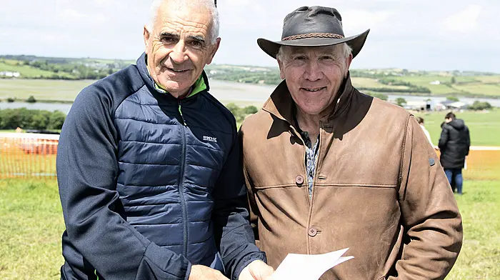 At the Clonakilty Point to Point races were Michael Dempsey and Herbert Buttimer.  (Photo: Martin Walsh)