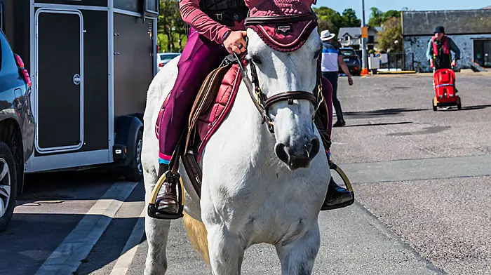 Right: Mary Willianson attending the recent Beara chevel. (Photo: Anne Marie Cronin)