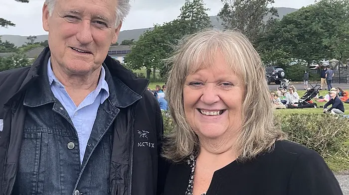 Julie Pullman travelled from the UK to Schull's Fastnet Film Festival, where she meet her relative, the Hollywood actor Bill Pullman. (Photo: Jackie Keogh)