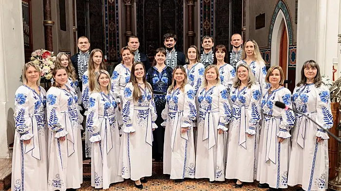 The West Cork Ukrainian Choir was formed in autumn last year and has since performed at a number of venues.