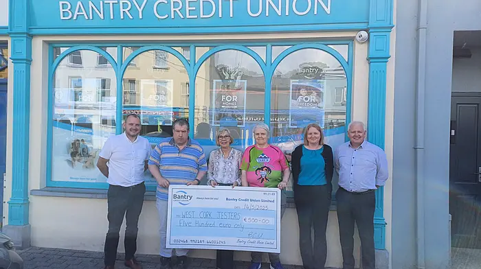 Peadar Noonan (BCU), Sean Healy (Jesters), Anna Fitzgerald (BCU), Joy Robinson (Jesters), Noreen Cronin (BCU) and Finbarr O’Shea (BCU).
