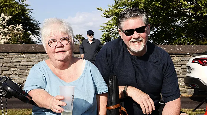 Pauline Cotter and Aathur Little at the opening of Fastnet Film Festival in Schull. (Photo: Carlos Benlayo)