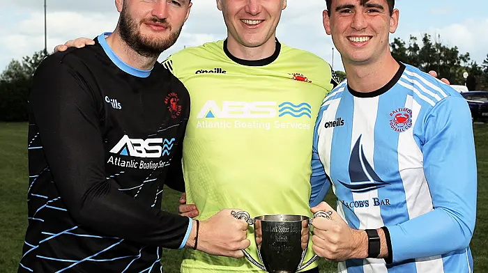 Sean Minihane, Emmet Hourihane and Peter O'Driscoll. (Photo: Paddy Feen)