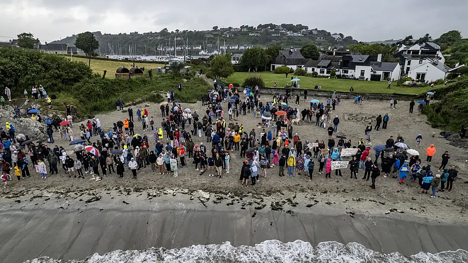 Don't mussel in our bay: Locals protest Kinsale Mussel farm plans Image