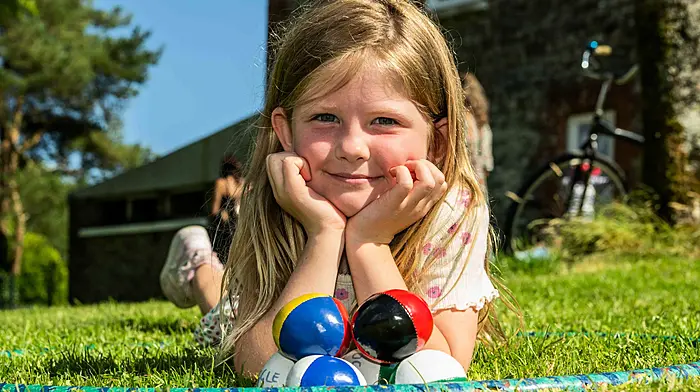 Emmie McCarthy from Enniskeane at the Summer Fest last weekend. Kate O’Regan, Ahiohill and Jessica O’Mahony, Kilbrittain, at Clonakilty Agricultural Show. (Photos: Andy Gibson & Gearoid Holland).