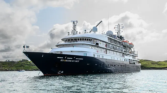 Hebridean Sky Cruise Ship Makes Inaugural Call to Schull Harbour Image