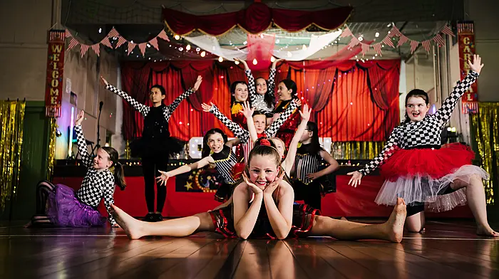 Emily’s Melodies School of Performing Arts just wrapped up their second year with an end-of-year circus themed showcase which was a celebration of the students’ hard work in singing, drama and dancing. During the event, the raffle raised €605 which was donated to West Cork Down Syndrome. Photo courtesy of Joe Chapman.