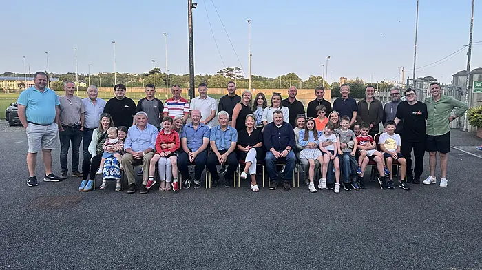 The O’Donovan Rossa golf classic organising committee with winners and members of the Carmody family.