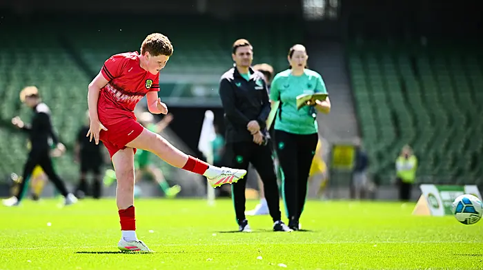 Rath National School's young soccer stars create lifelong memories at the Aviva Image
