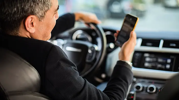 Sharp increase in drivers caught while using their phones Image