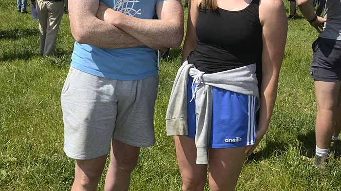 Brendan Twohig and Sarah Kate O'Connor, from Bandon, at the Share Farming and Succession Pathways open day which was held recently at Gurteen Farm, Shinagh Estates, Bandon. (Photo: Denis Boyle)