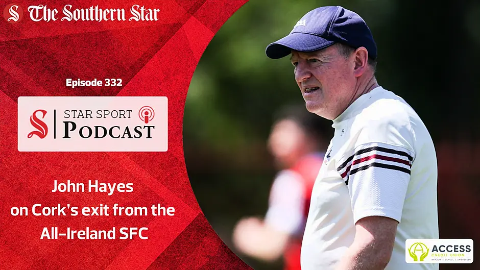 John Hayes on Cork’s exit from the All-Ireland SFC Image