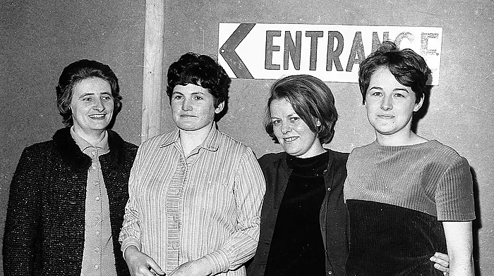 Ladies enjoying a dance in the Red Fort ballroom in Dunmanway on April 21st,  1968.