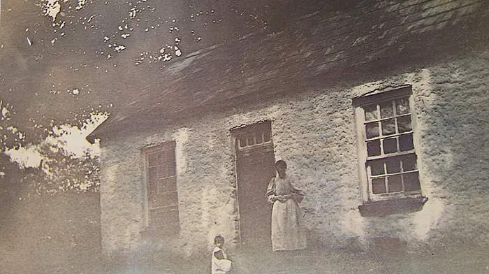 Tenants cottage on Heathburn Hall Estate, 1905.
